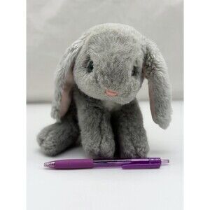 Tyco Bunny Bunny Bunnies Gray 7" Rabbit 1994 Plush Vintage Stuffed Grey Soft Toy